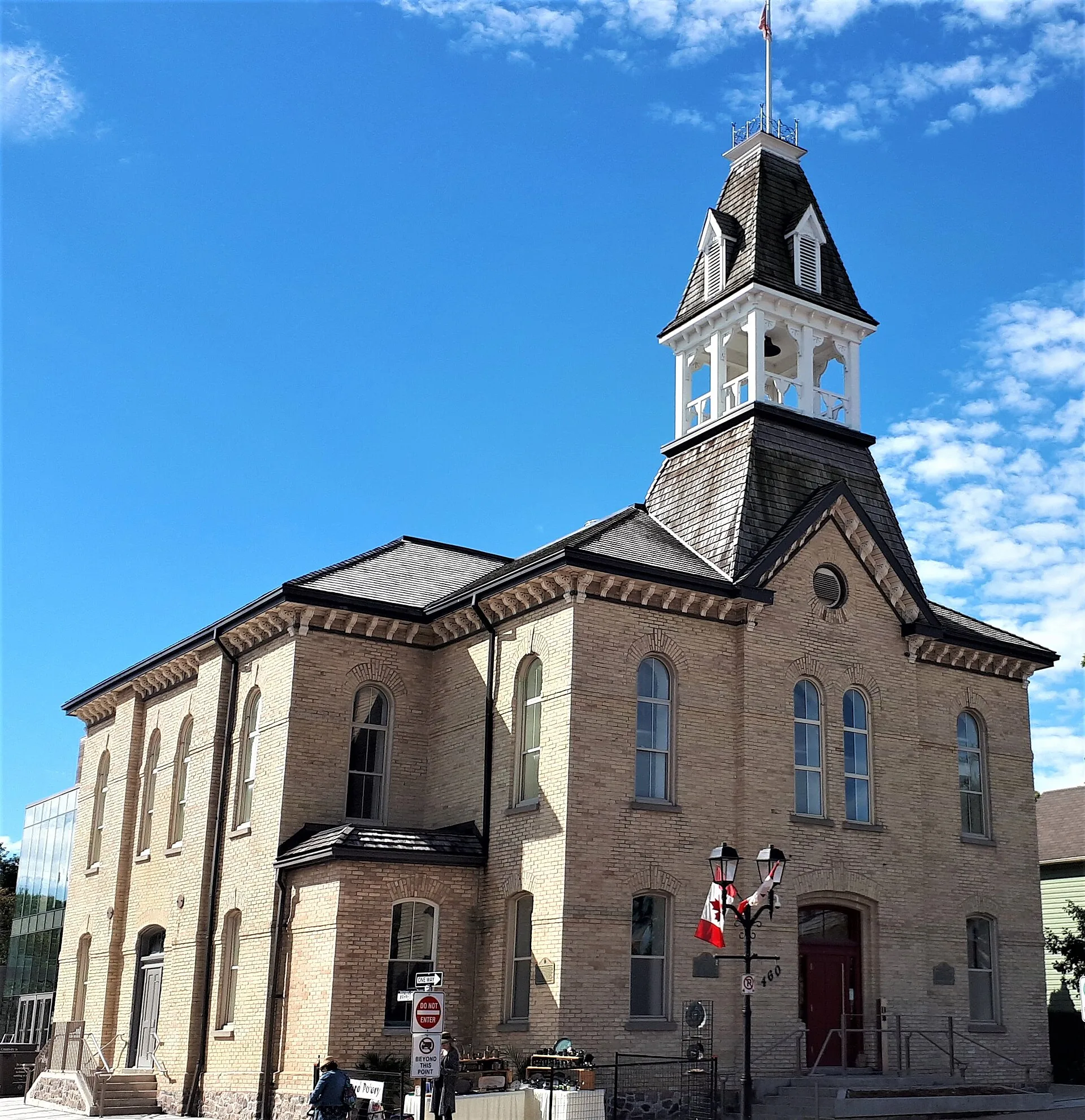 Historic Old Town Hall in downtown Newmarket, Ontario