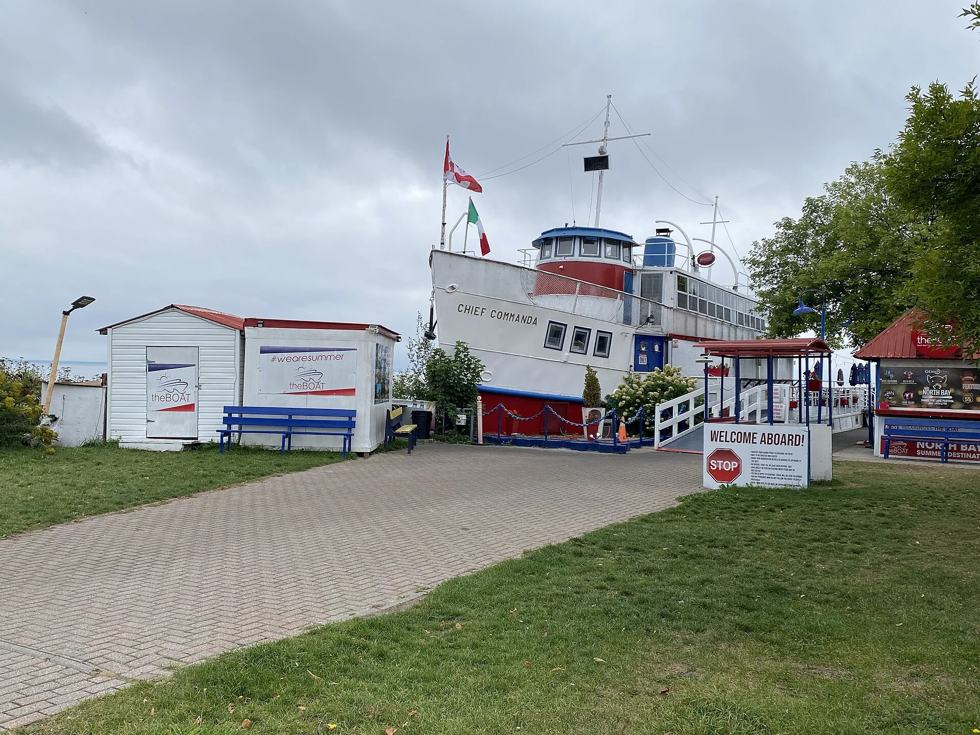 North Bay waterfront on Lake Nipissing, Ontario